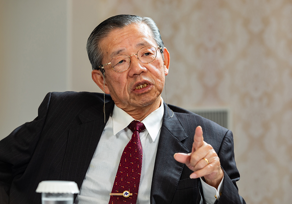 京都大学名誉教授　中西輝政氏